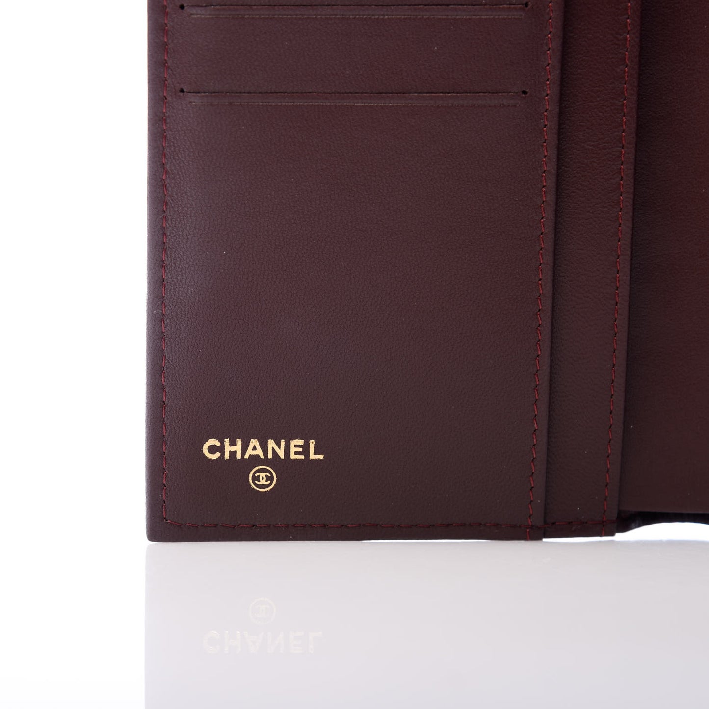 Lambskin Quilted Large Flap Wallet Black