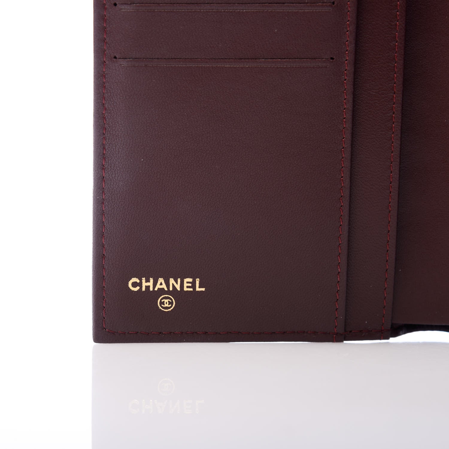 Chanel Lambskin Quilted Large Flap Wallet Black 5 of 7