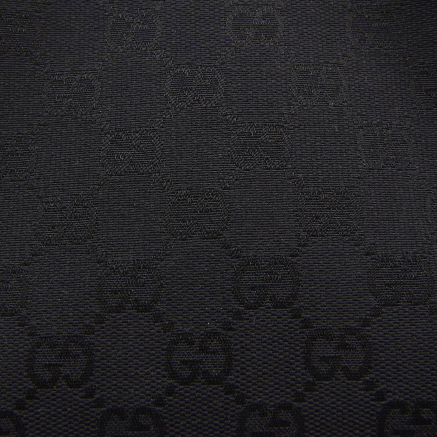Gucci Monogram Leather Shoulder Bag Black 7 of 7