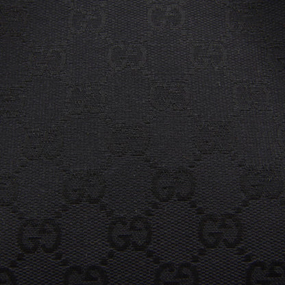 Gucci Monogram Leather Shoulder Bag Black 7 of 7
