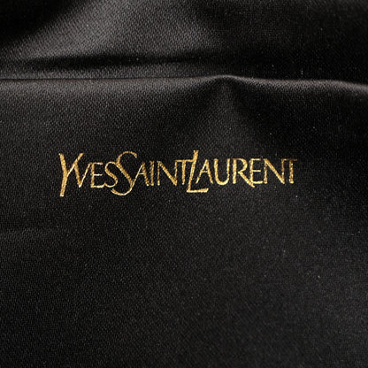 Saint Laurent Metallic Calfskin Monogram Large Belle De Jour Clutch Silver 6 of 7