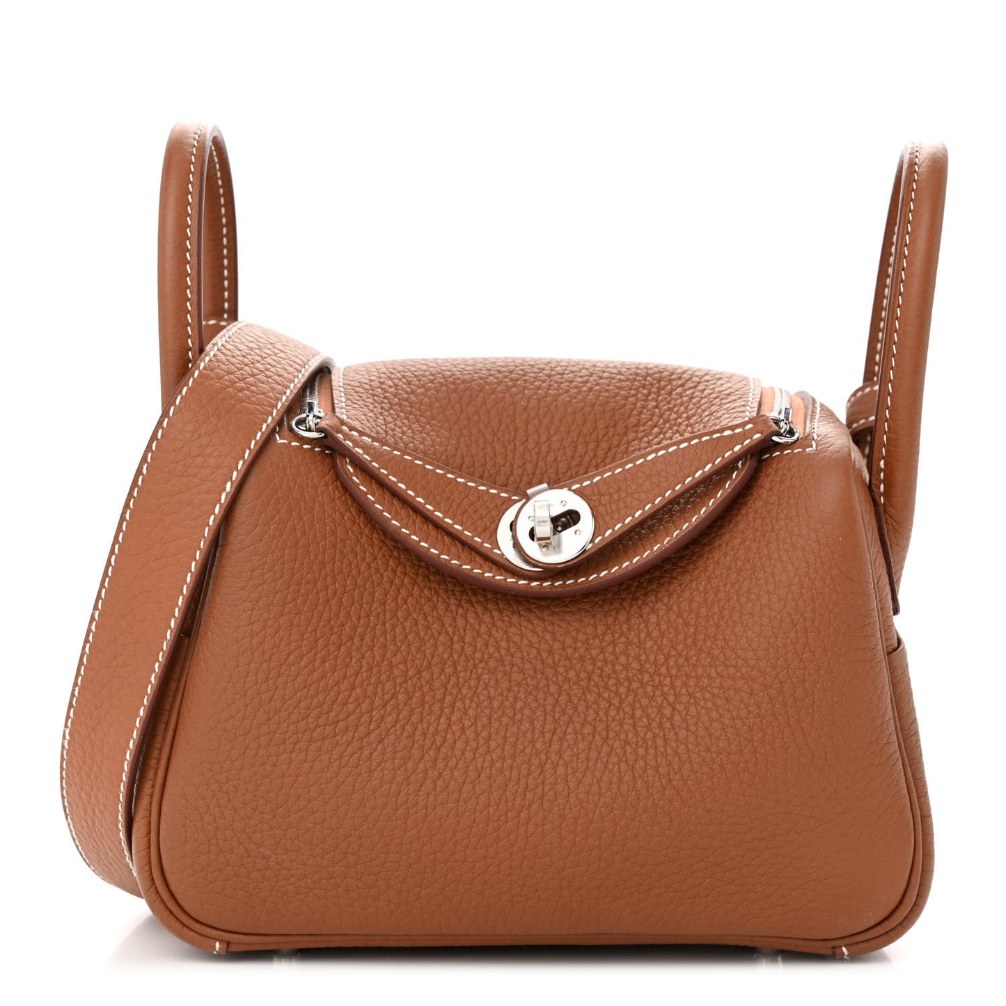 Taurillon Clemence Mini Lindy 20 Gold