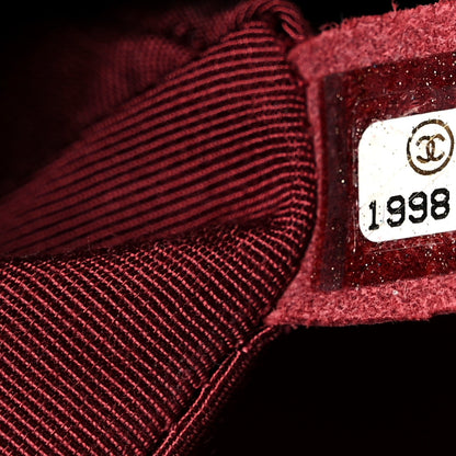 Chanel Caviar Quilted New Medium Boy Flap Dark Red 7 of 10