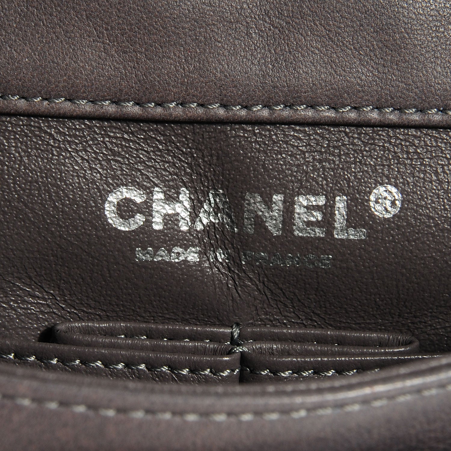 Chanel Lambskin Medium Double Flap w Bijoux Chain Grey 8 of 10