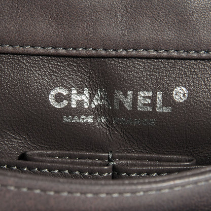 Chanel Lambskin Medium Double Flap w Bijoux Chain Grey 8 of 10