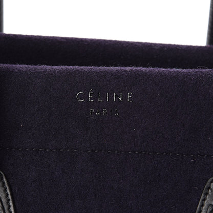 Celine Felt Medium Phantom Luggage Navy 7 of 18