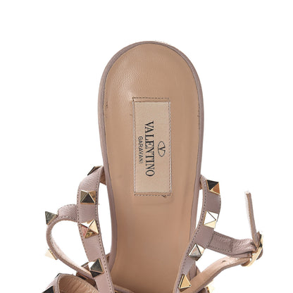 Valentino Garavani Patent Nappa Rockstud Ankle Strap 65mm Pumps 40 Black Poudre 8 of 16