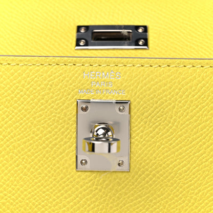 Hermes Epsom Kelly Sellier 25 Lime 6 of 10