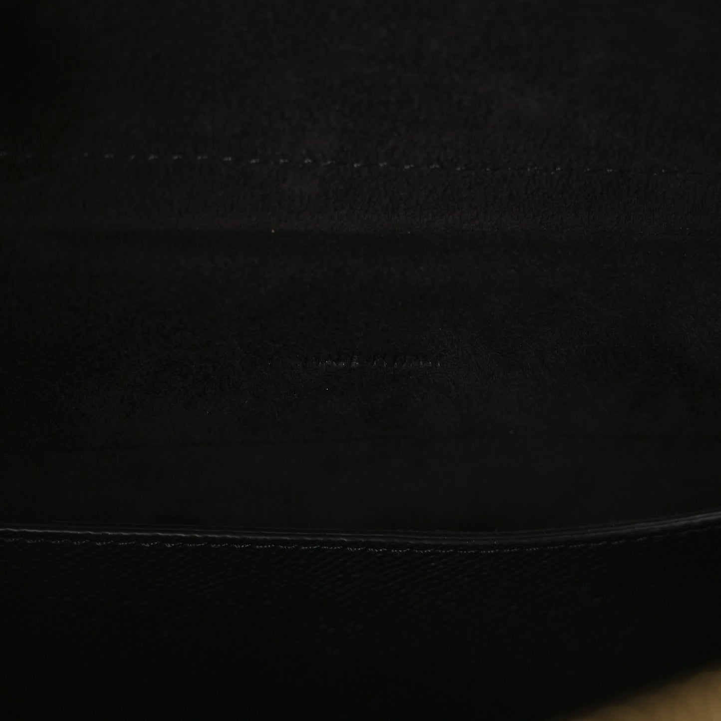 Grained Calfskin Micro Belt Bag Black