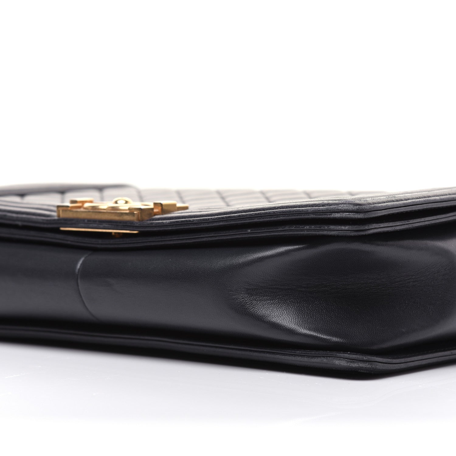 Chanel Lambskin Quilted New Medium Boy Flap Navy Blue 7 of 17