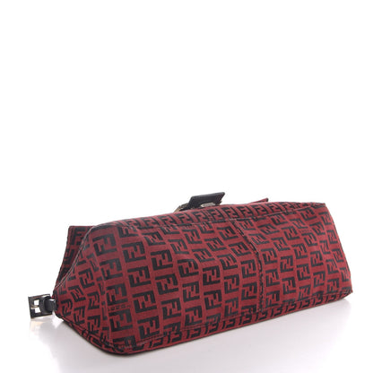 Fendi Zucca Baguette Red 4 of 10