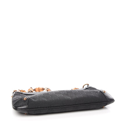 Gucci Monogram Bamboo Pochette Black 4 of 11