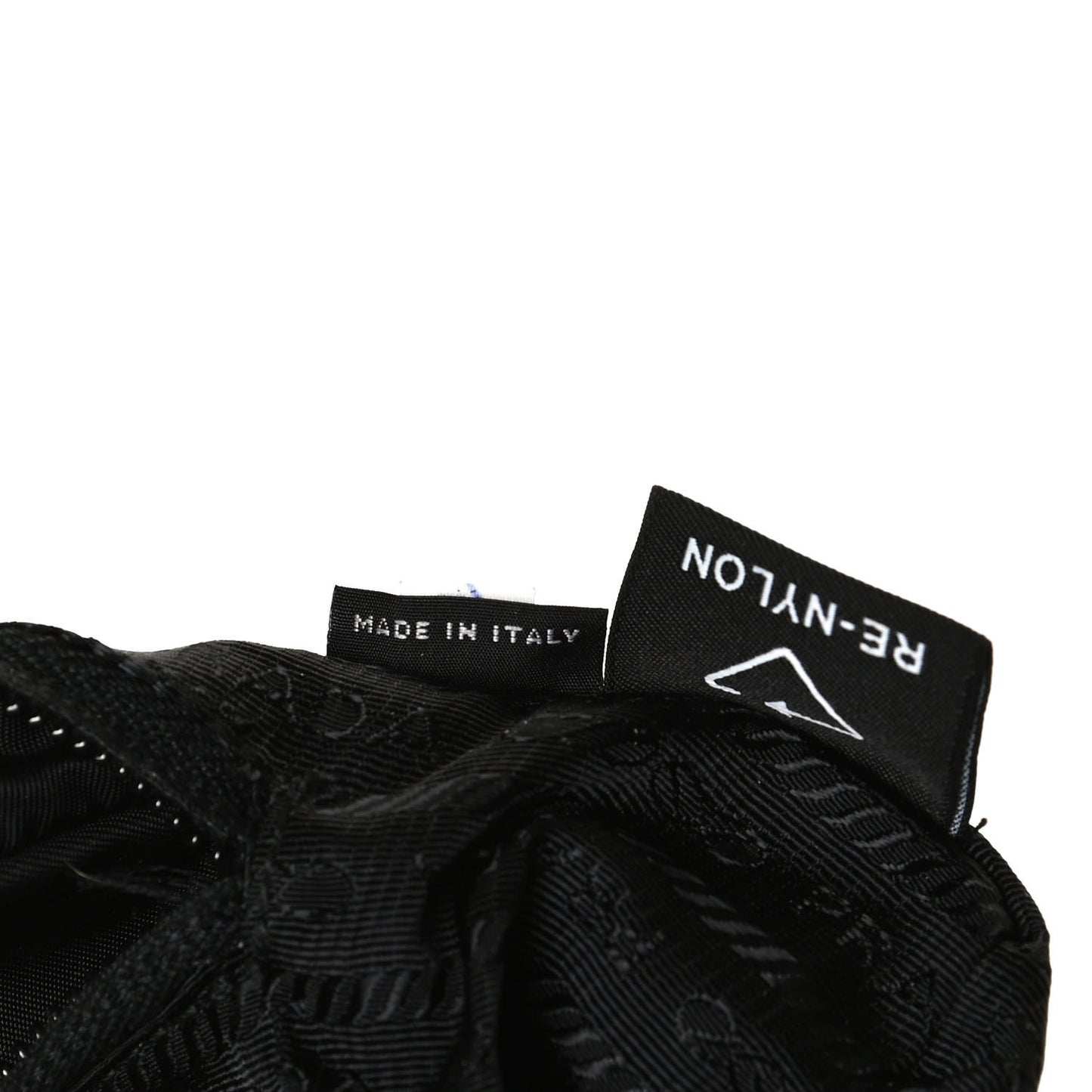 Tessuto Nylon Saffiano Wristlet Black