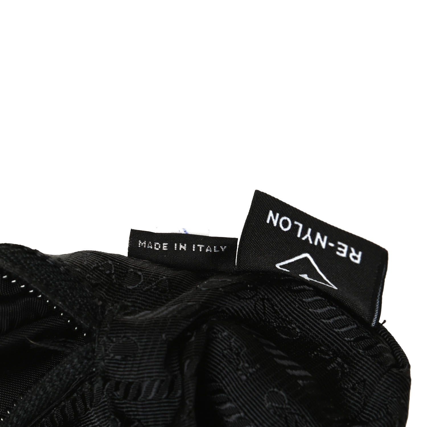 Prada Tessuto Nylon Saffiano Wristlet Black 7 of 14
