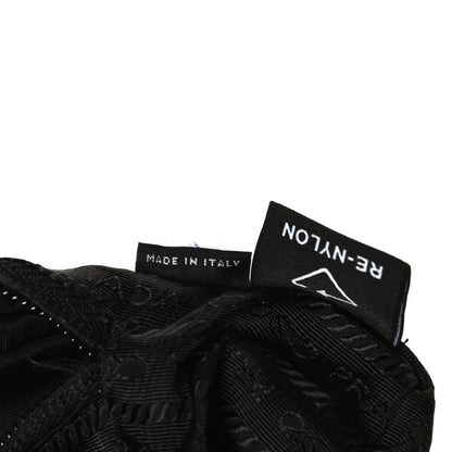 Prada Tessuto Nylon Saffiano Wristlet Black 7 of 14