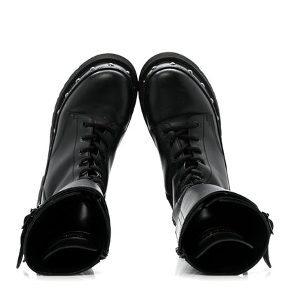 Christian Dior Calfskin Diorquake 25mm Combat Boots 39 Black 2 of 16