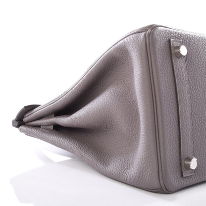 Hermes Togo Birkin 30 Etain 6 of 11