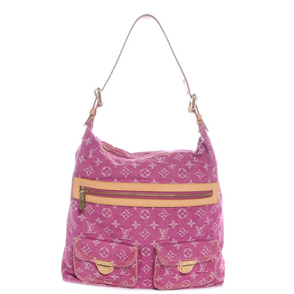 Louis Vuitton Denim Baggy GM Fuchsia 1 of 8