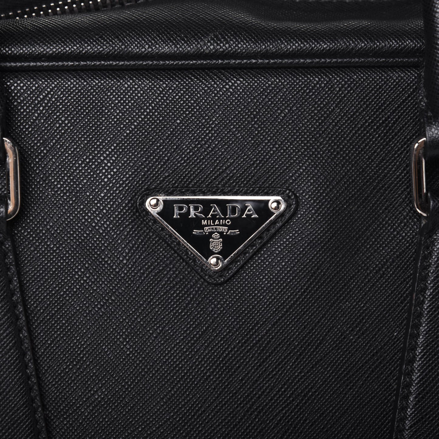 Saffiano Travel Briefcase Nero Black
