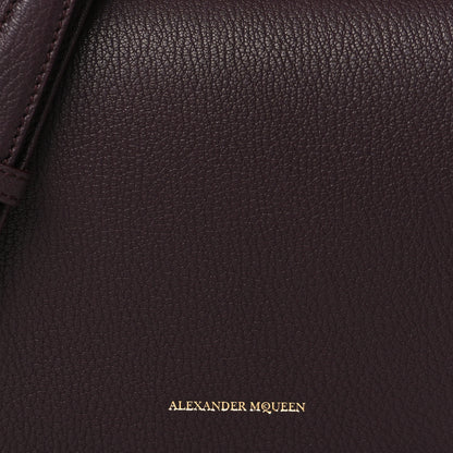 Alexander McQueen Fine Grain Goatskin Box Shoulder Bag 19 Bordeaux 8 of 10