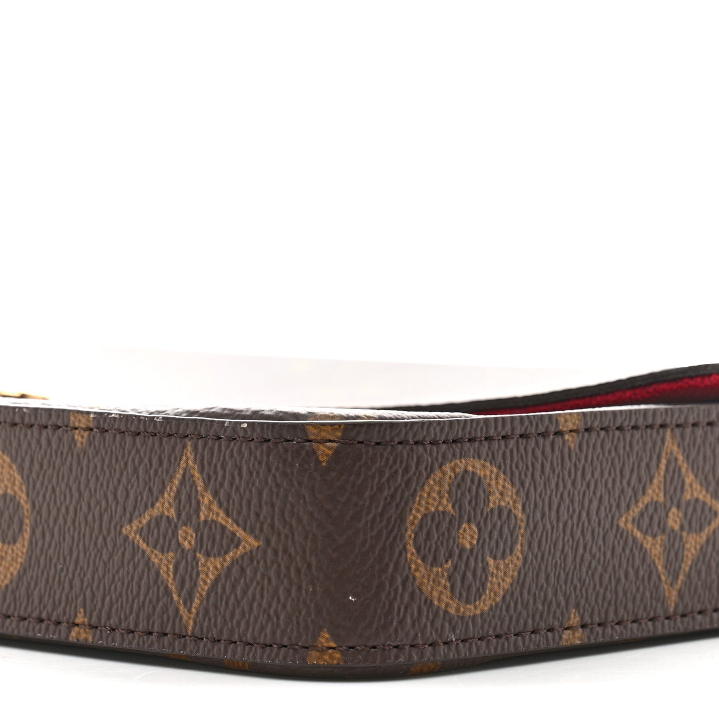 Monogram Pochette Felicie Chain Wallet Fuchsia