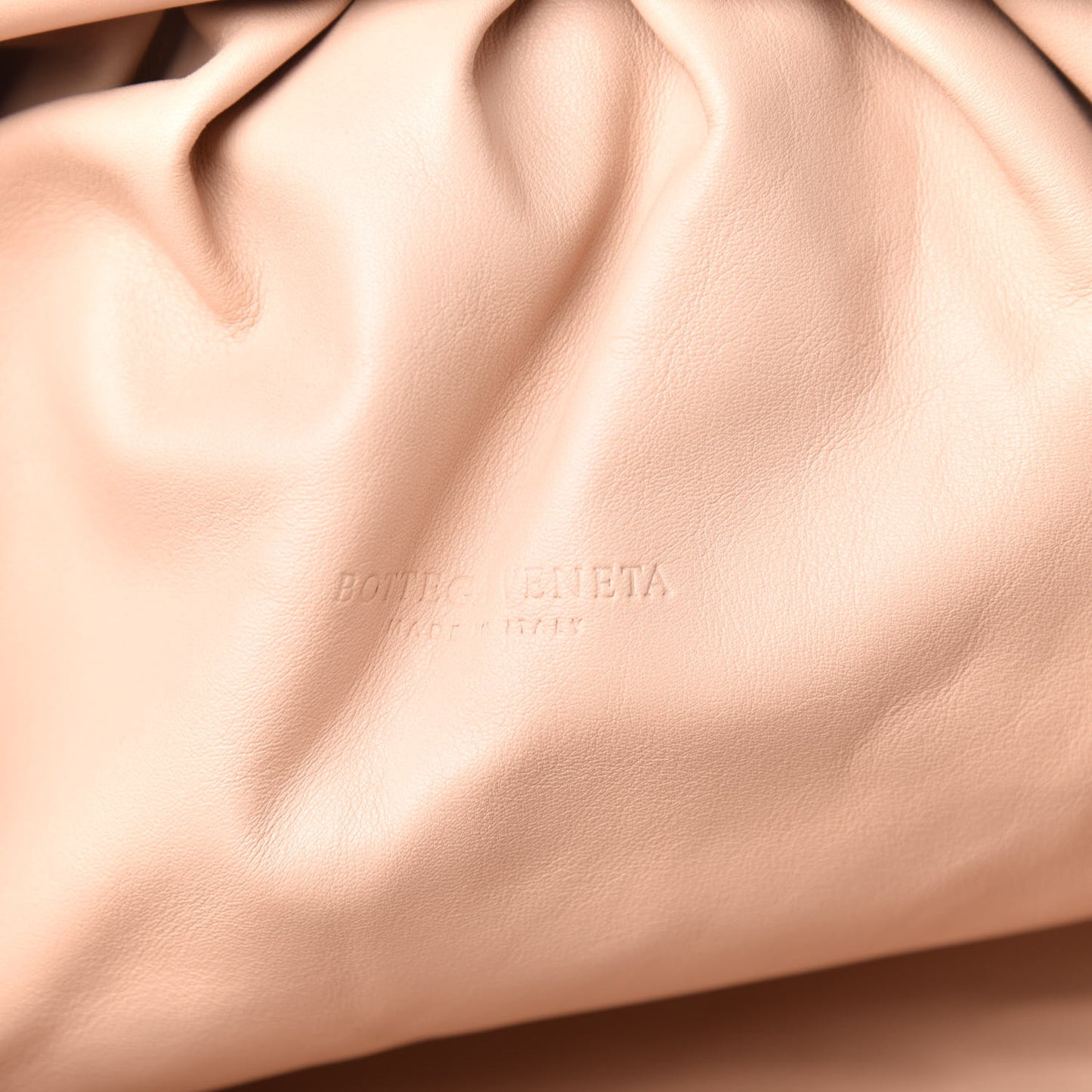 Smooth Butter Calf The Pouch Oversized Clutch Nude