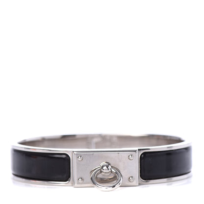 Hermes Enamel Clic Anneau Bracelet PM Black 1 of 5