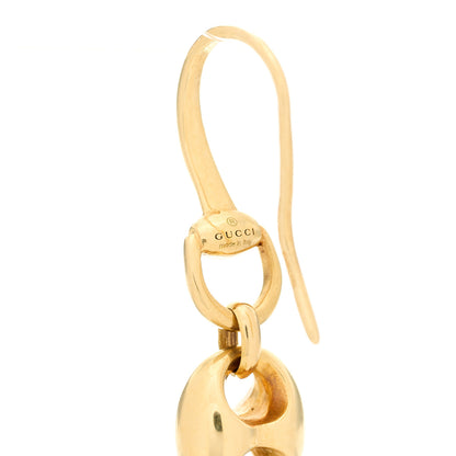 Gucci 18K Yellow Gold Marina Hoop Earrings 5 of 6