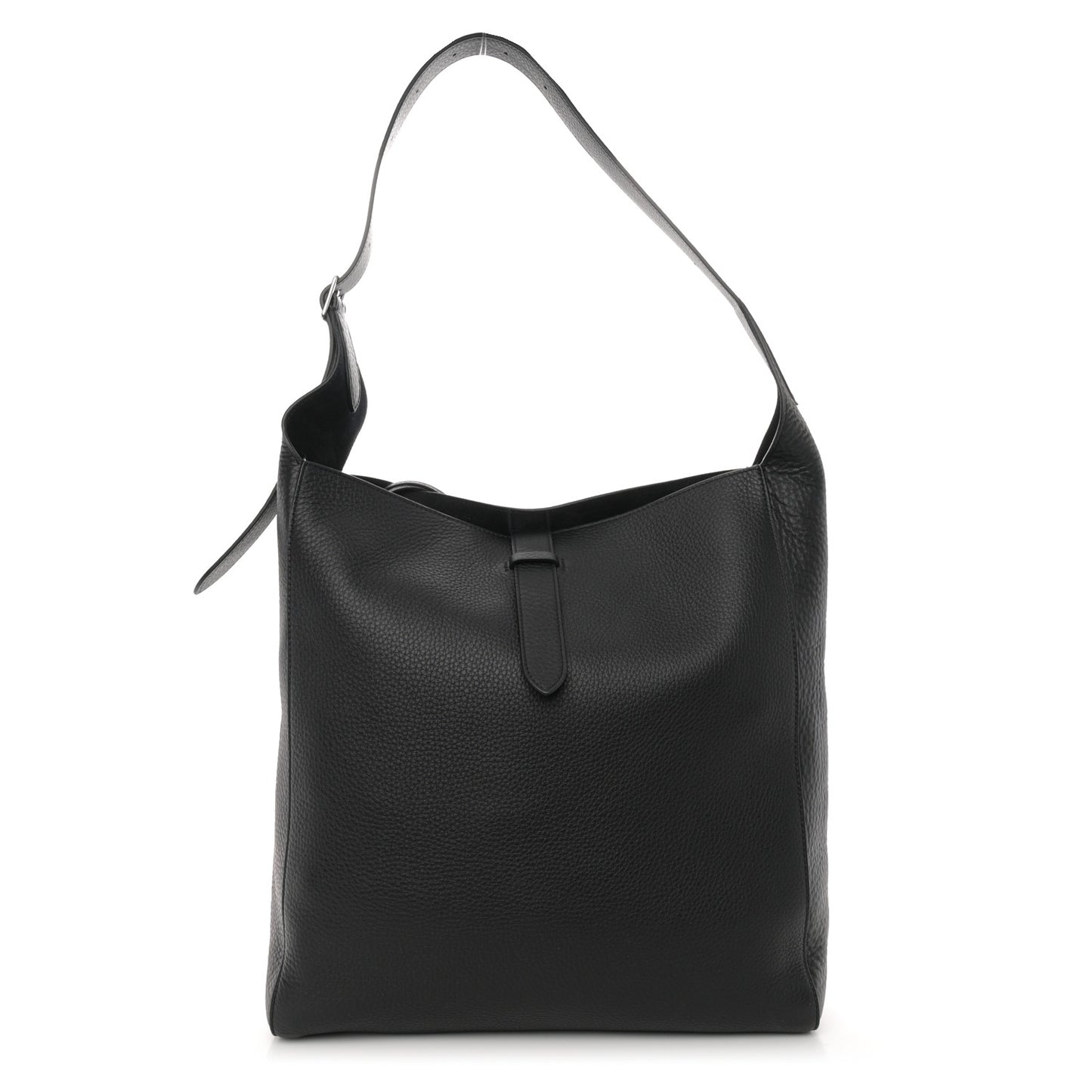Grained Calfskin Blake Hobo Black