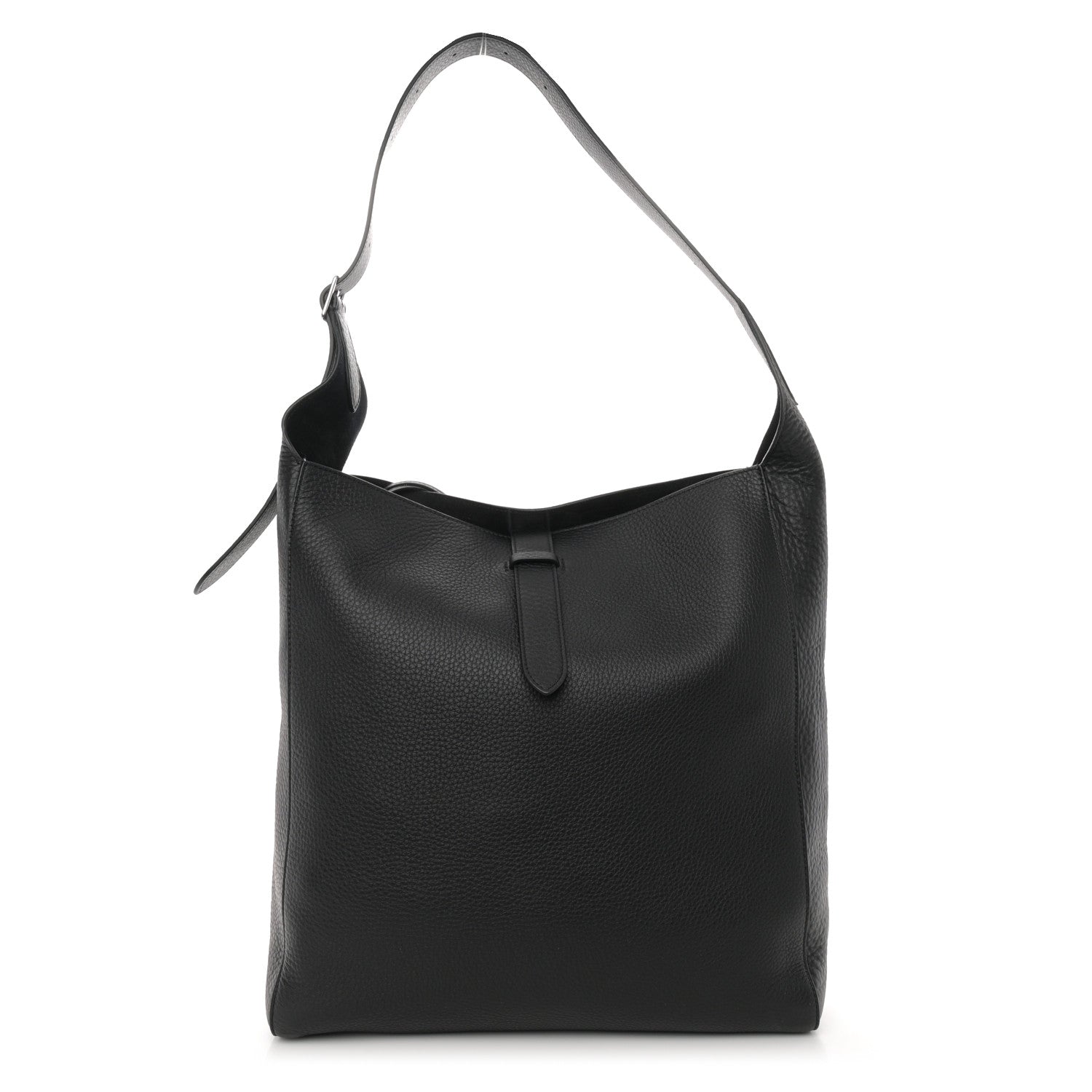 The Row Grained Calfskin Blake Hobo Black 1 of 10