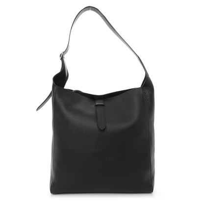 The Row Grained Calfskin Blake Hobo Black 1 of 10