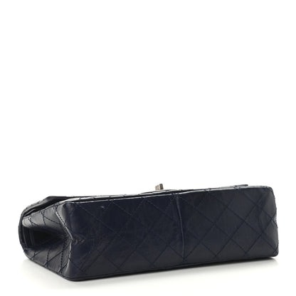 Chanel Aged Calfskin Quilted 2.55 Reissue 226 Flap Navy Blue 4 of 12