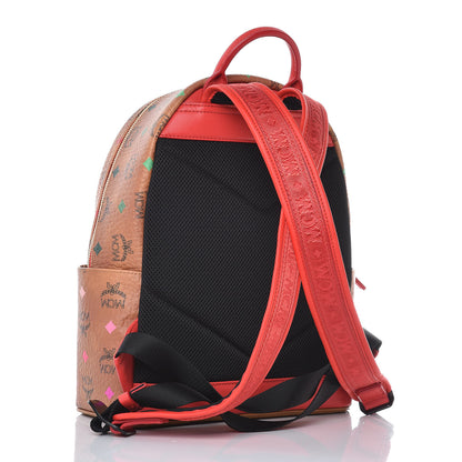 MCM Visetos Spektrum Small Stark Backpack Cognac 3 of 12