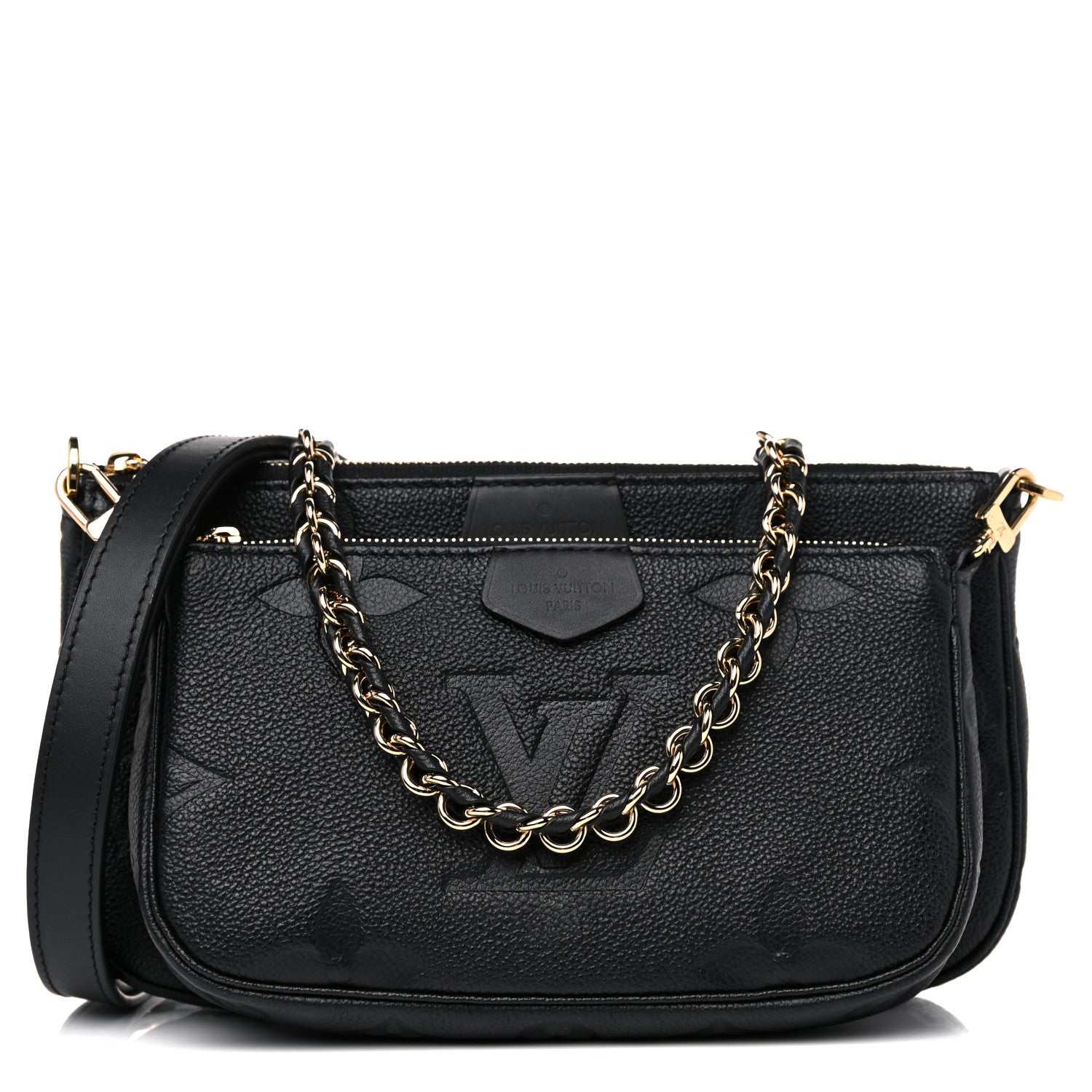 Louis Vuitton Empreinte Monogram Giant Multi Pochette Accessories Black 1 of 13