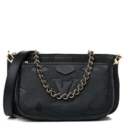 Louis Vuitton Empreinte Monogram Giant Multi Pochette Accessories Black 1 of 13