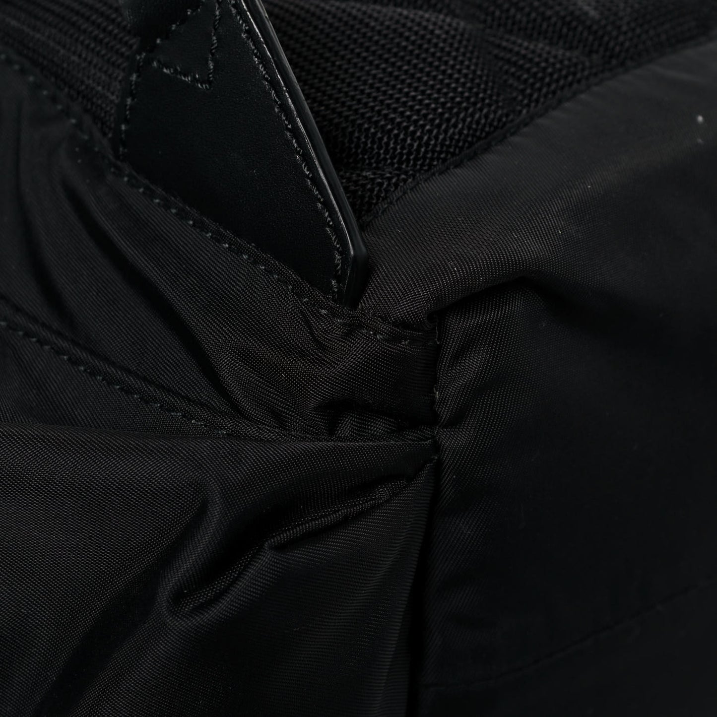 Nylon Large Rucksack Backpack Black