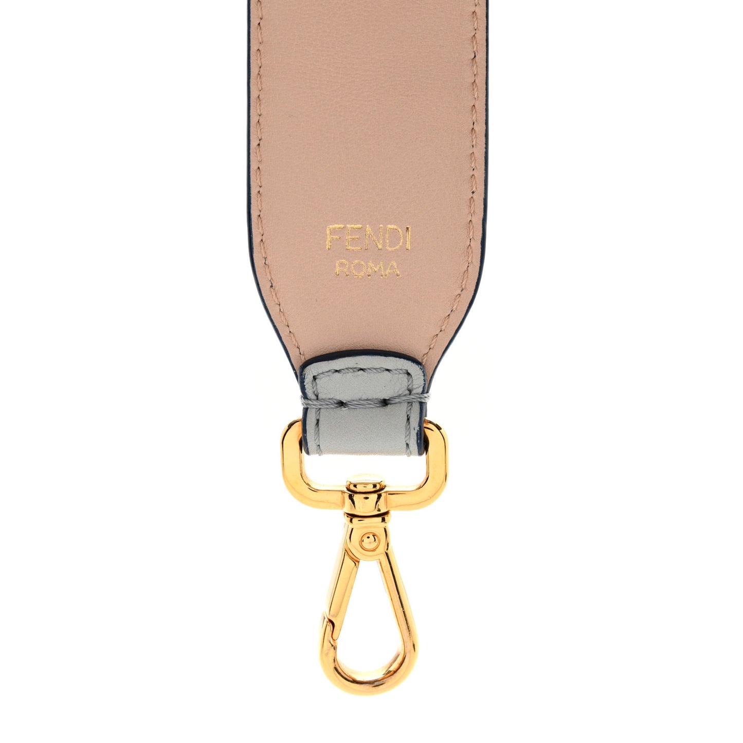 Vitello Dolce Plexiglass Bi-Color Studded Strap You Grigio Perla Plaster Multicolor