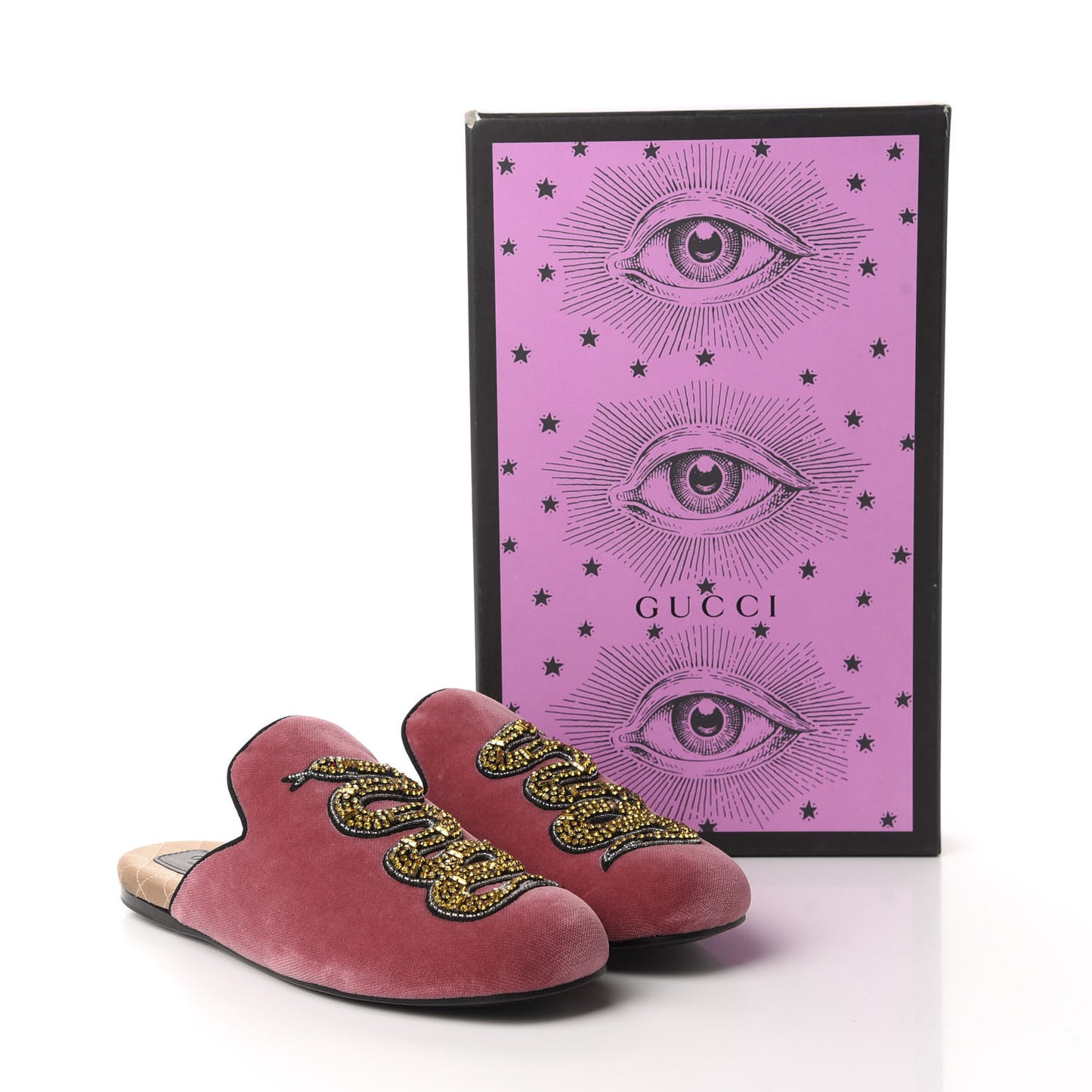 Velvet Crystal Snake Embroidered Womens Slippers Tibet Red