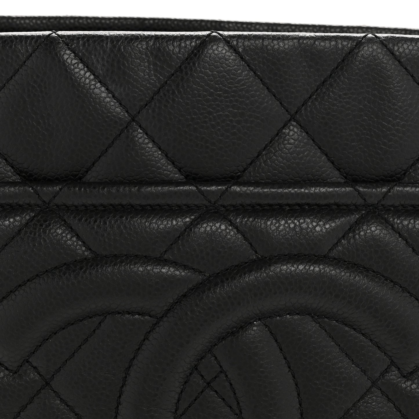 Caviar Quilted CC Timeless Soft Tote Black