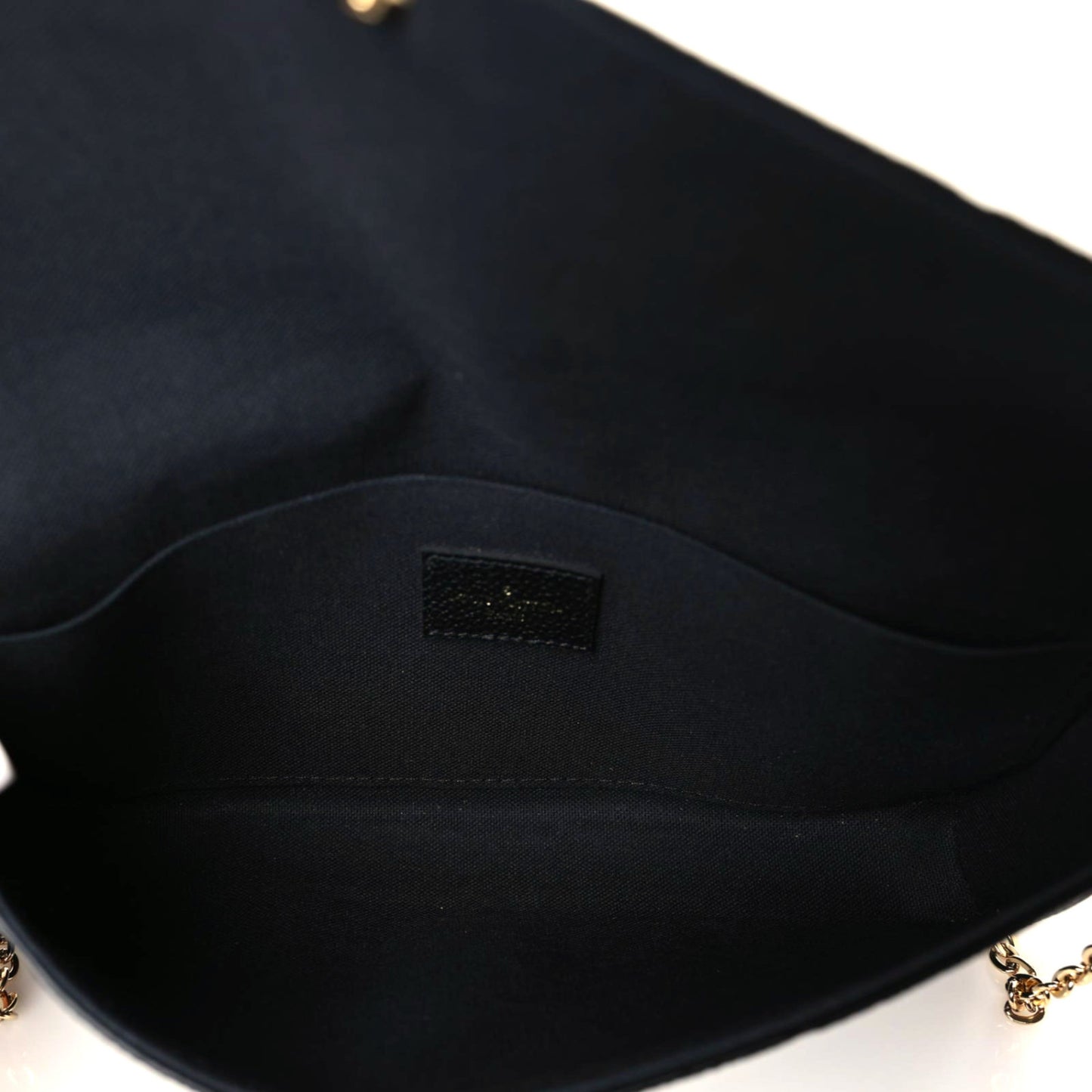 Empreinte Pochette Felicie Chain Wallet Black