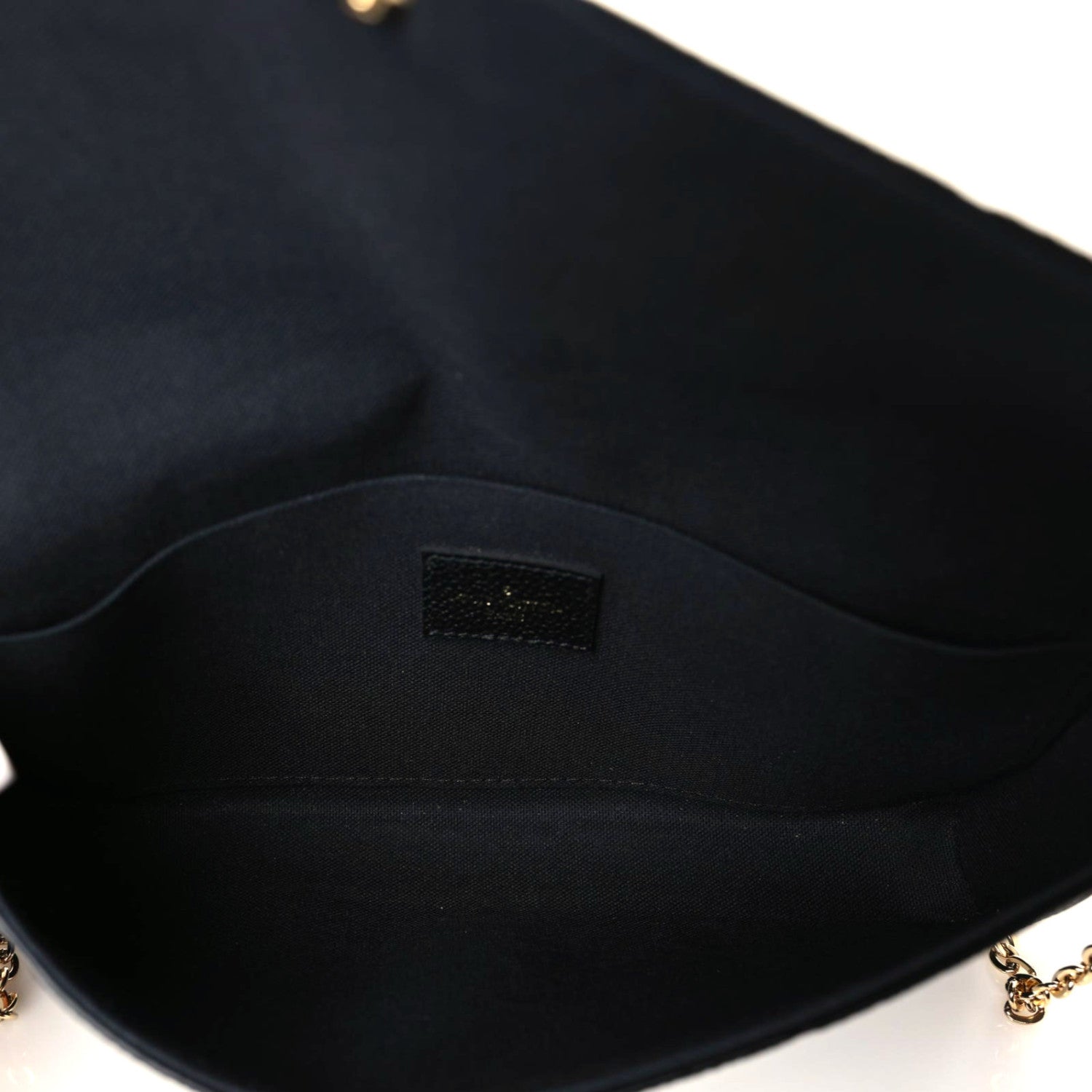 Louis Vuitton Empreinte Pochette Felicie Chain Wallet Black 8 of 9