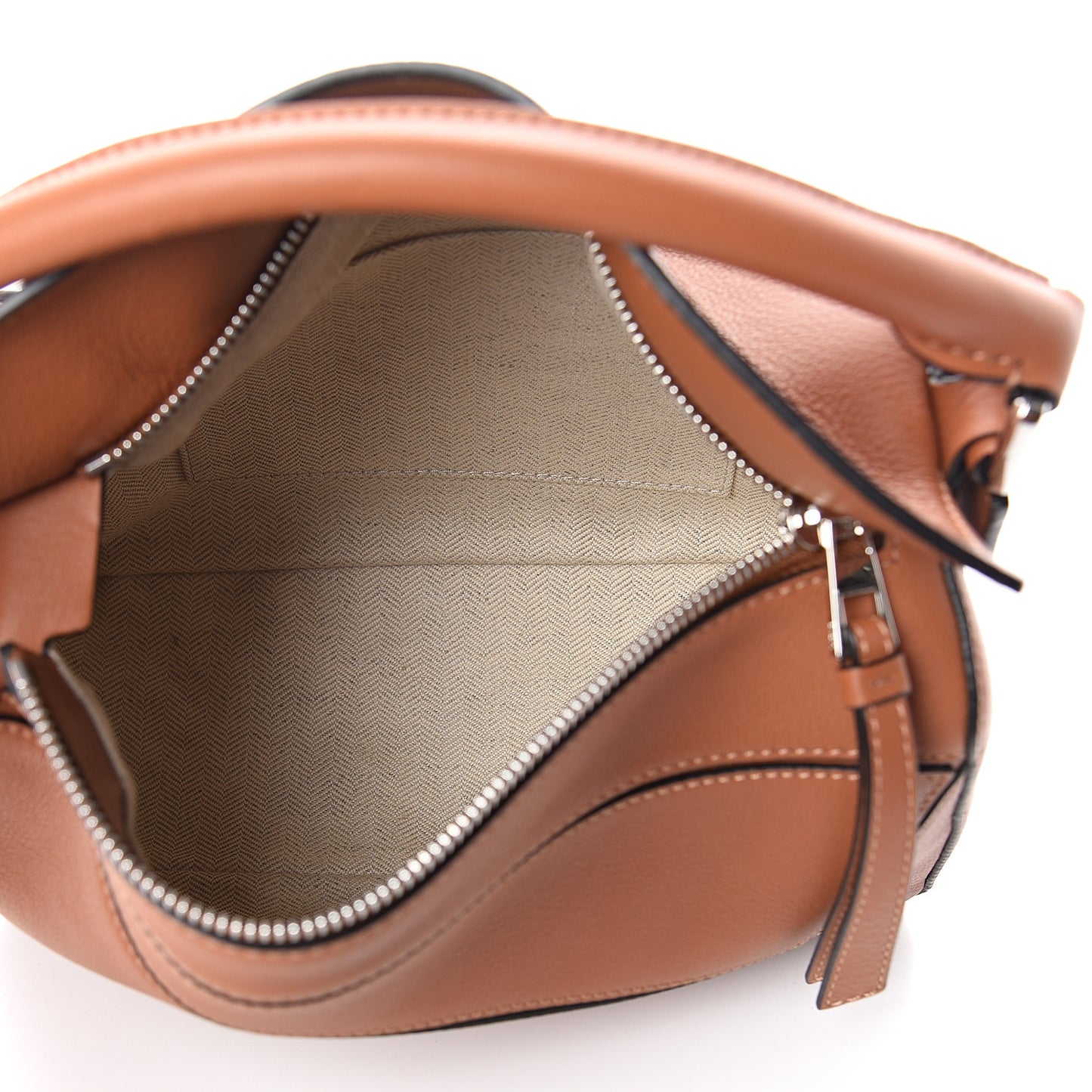Calfskin Small Puzzle Bag Tan