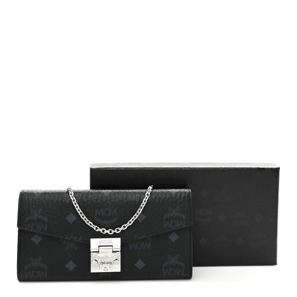 MCM Visetos Large Patricia Wallet On Chain Black 11 of 11
