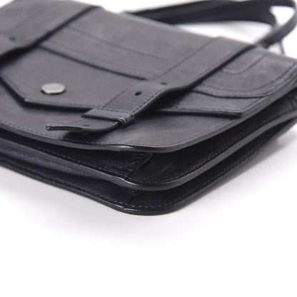 Proenza Schouler Lambskin PS1 Large Chain Wallet Midnight 7 of 11