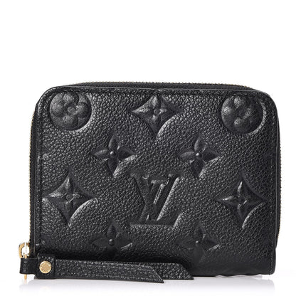 Louis Vuitton Empreinte Zippy Coin Purse Black 1 of 8