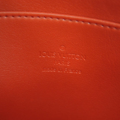Louis Vuitton Vernis Trousse Cosmetic Pouch Orange Sunset 7 of 8