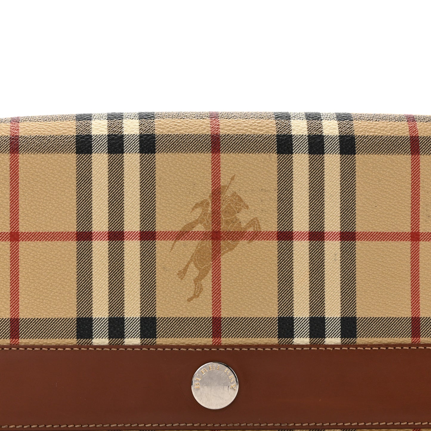 Haymarket Check Shoulder Bag Brown