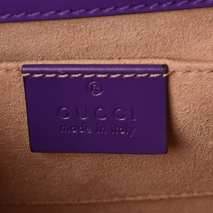 Gucci Guccissima Small Padlock Shoulder Bag Purple 6 of 10