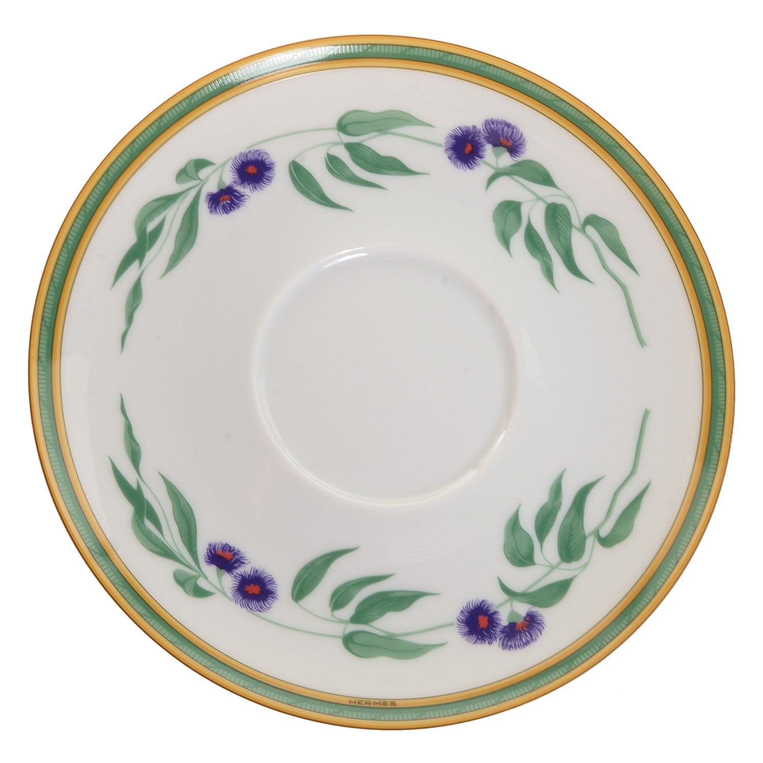 Hermes Porcelain Toucans Breakfast Cup and Saucer Set of 2 3 of 7
