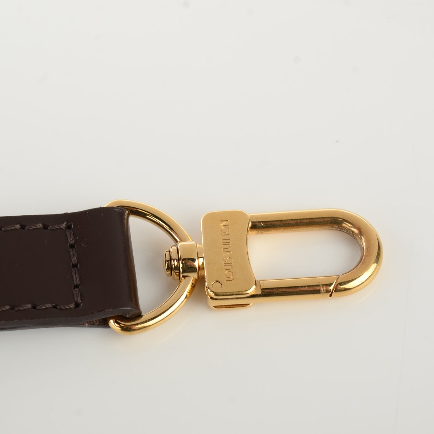 Calfskin Adjustable Speedy Bandouliere Shoulder Strap Brown